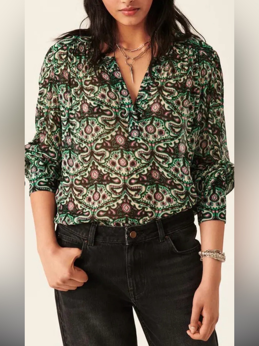 Ba&Sh Fel Shirt Size M